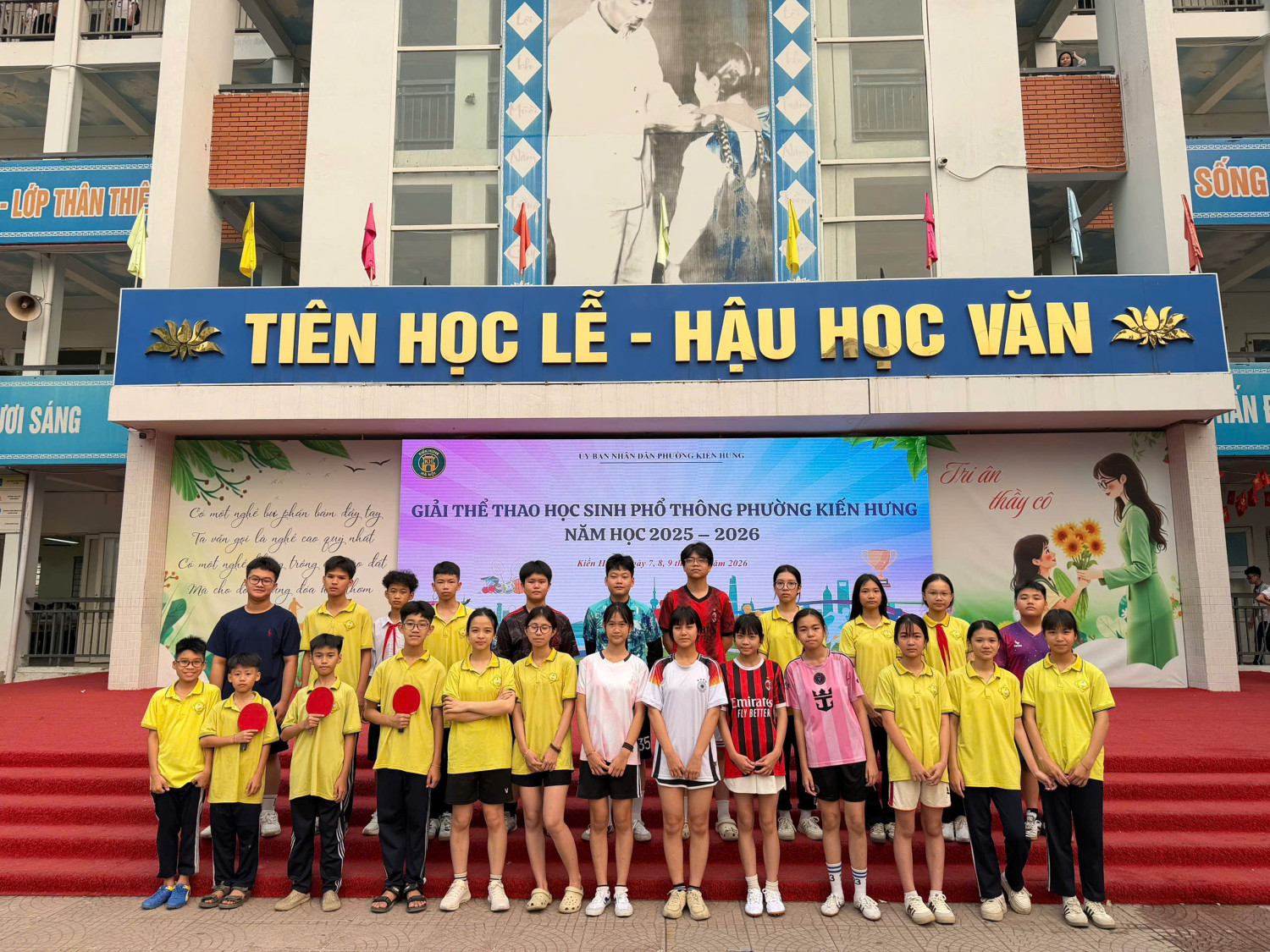 Trường THCS Mậu Lương đạt nhiều thành tích ấn tượng tại Giải thể thao học sinh phường Kiến Hưng năm 2026